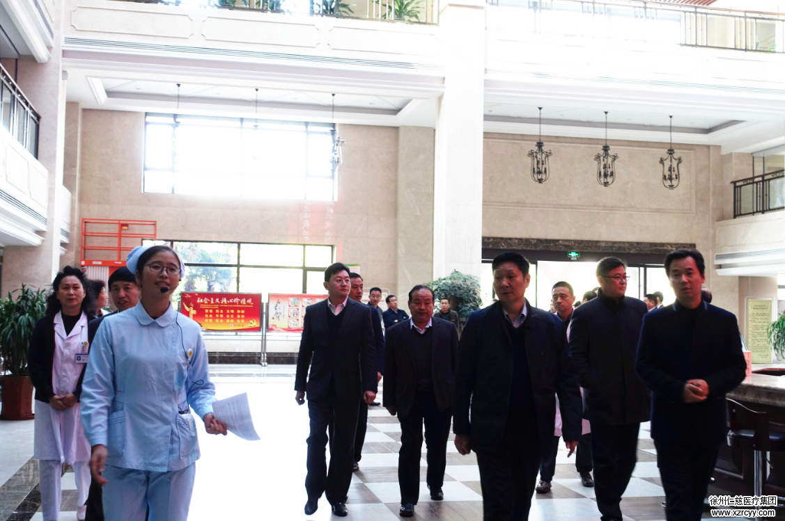 河南商丘衛(wèi)計委一行到<a href='http://www.cuzhaopin.cn/' target='_blank'><u>徐州仁慈醫(yī)院</u></a>考察學習